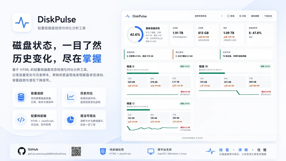 DiskPulse 项目宣传图